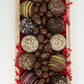 Truffle TrayGourmet Chocolate TrayA nice gift presentation of handmade chocolate clusters and barks. Affordable as a gift for virtually any occasion. Ribbon color and chocolates vary per season.
Same