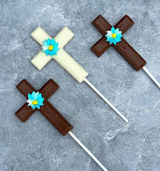 Chocolate Cross Pops - Sweeties Candy Cottage