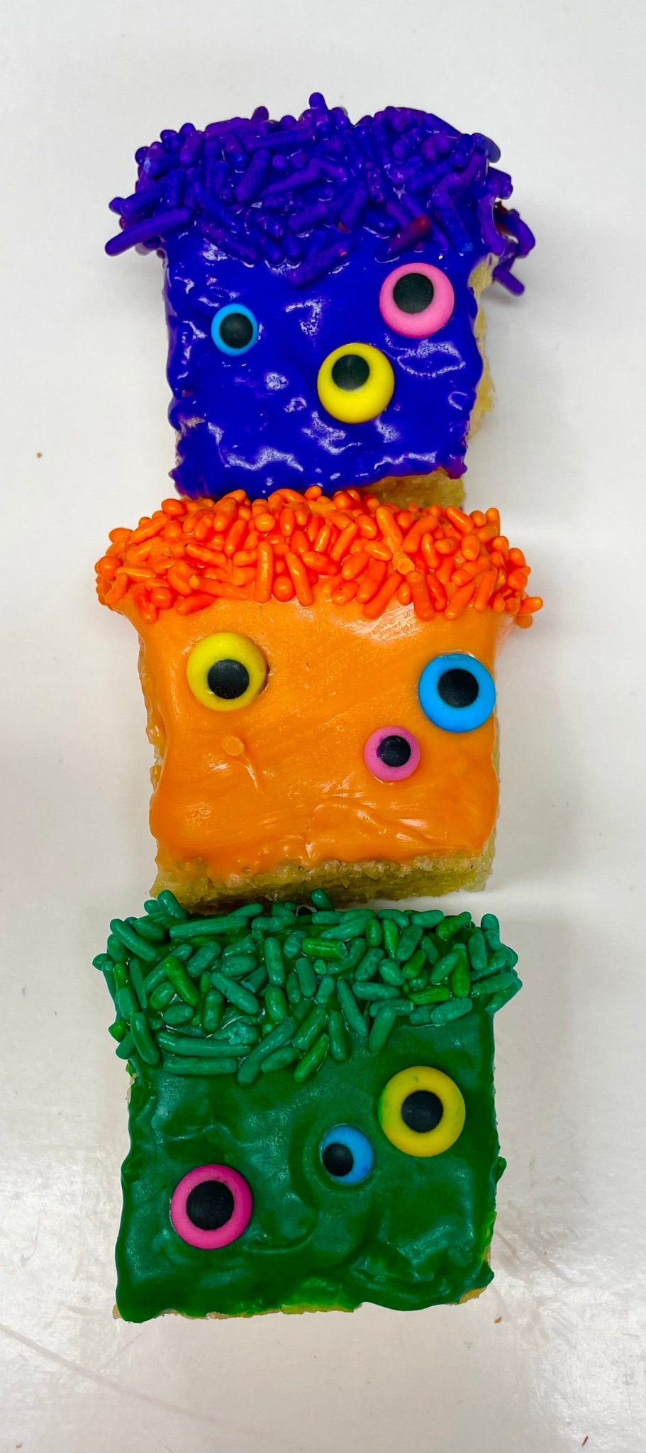 rice krispies monsters Halloween Rice Krispie Treat Monsters