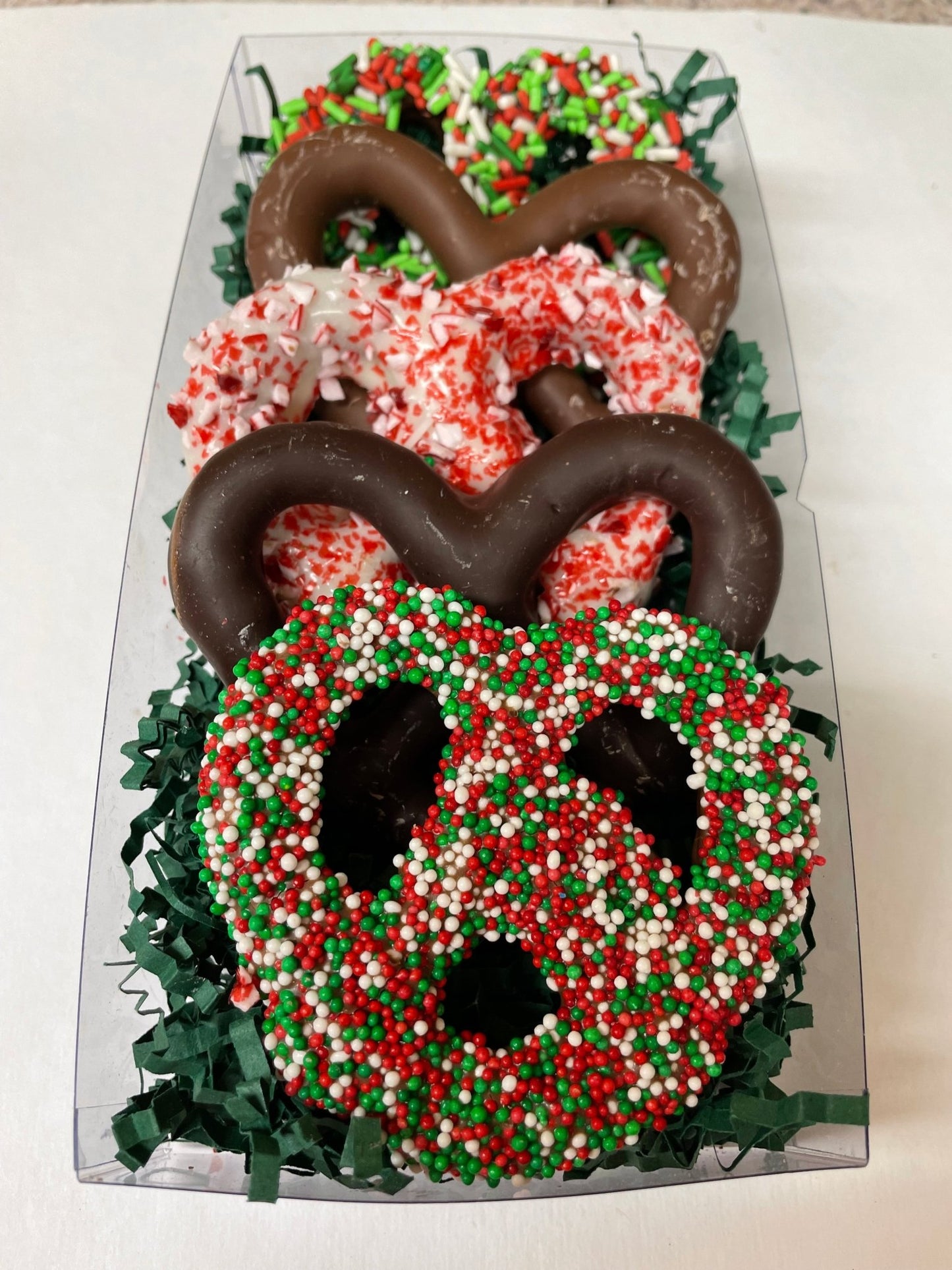 Holiday/Christmas Pretzel Gift Box - Sweeties Candy Cottage