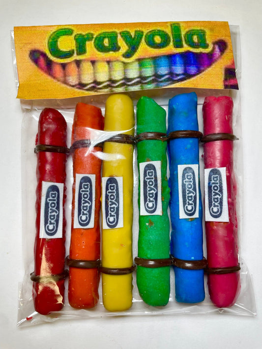 Crayon Pretzel Rods Chocolate Covered Pretzel Gift Sweeties Candy Cottage   
