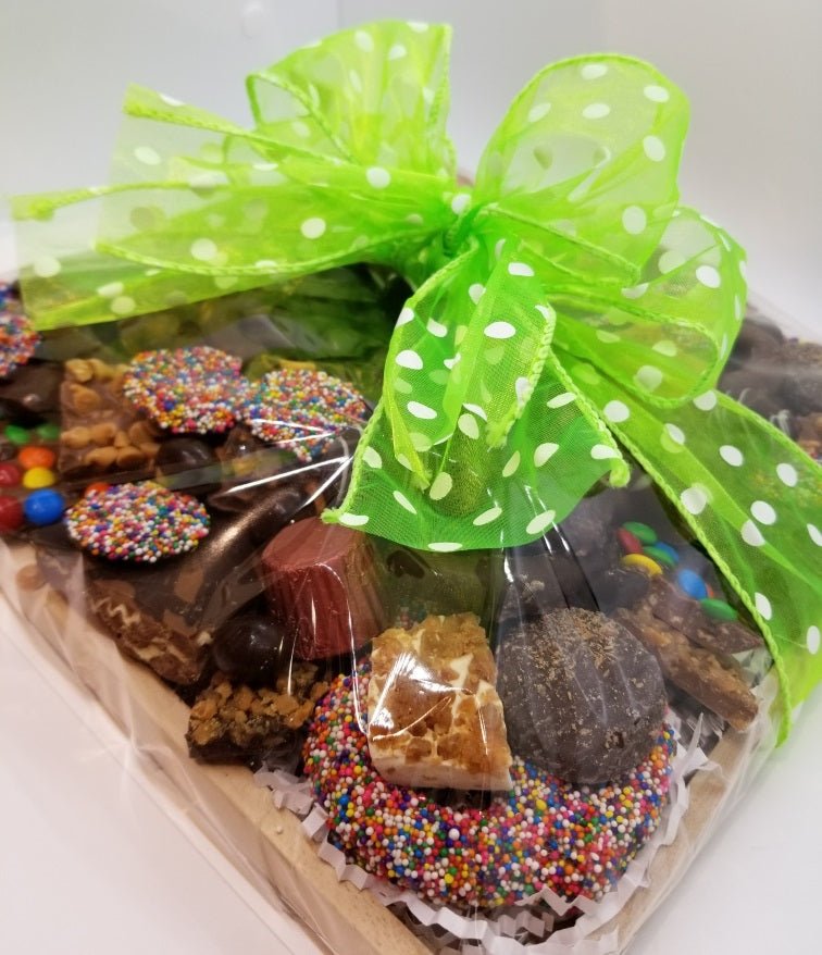 Gourmet Chocolate TrayGourmet Chocolate TrayA variety of mouth-watering gourmet chocolates wrapped up as a stylish gift. Perfect for all occasions or just to send someone something special.
Same Day Delivery A