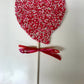 Valentine’s Non-pareil Heart Lollipops - Sweeties Candy Cottage