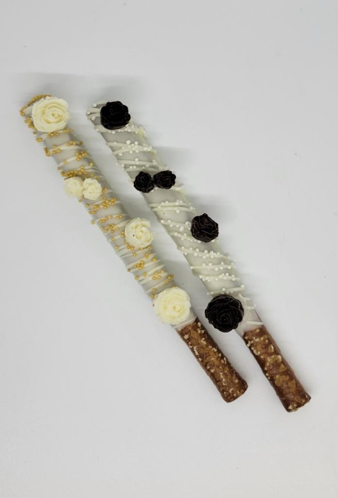 Wedding Favor Pretzel Rods - Sweeties Candy Cottage