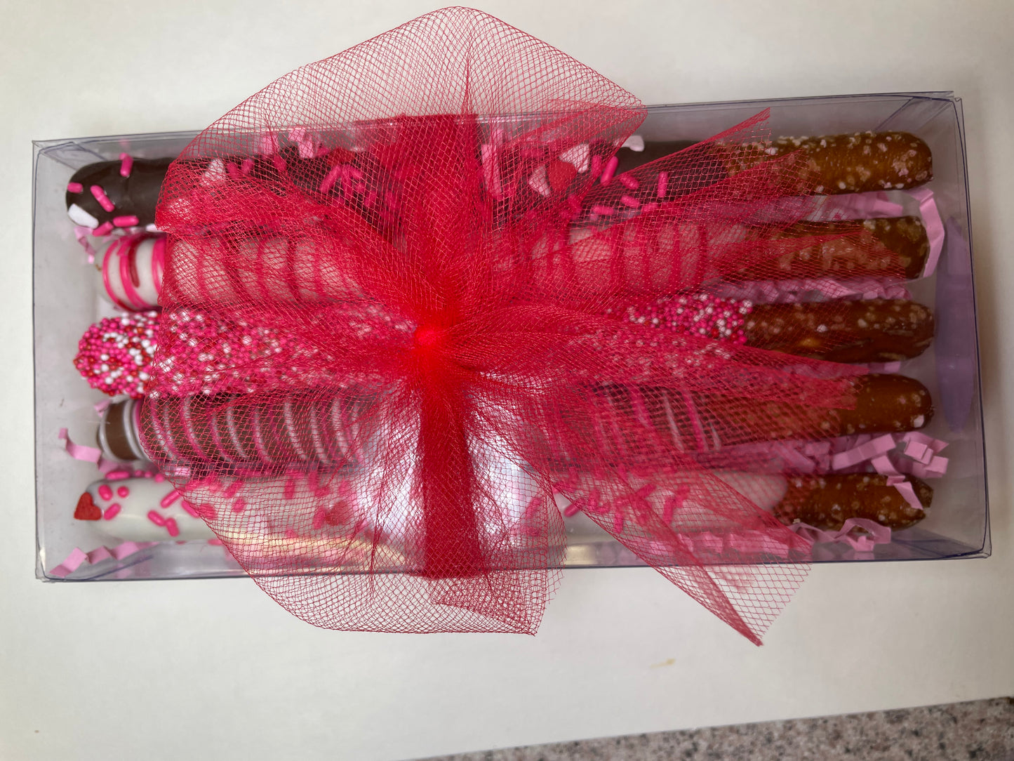 Valentine’s Pretzel Rod Gift Box Sweeties Candy Cottage