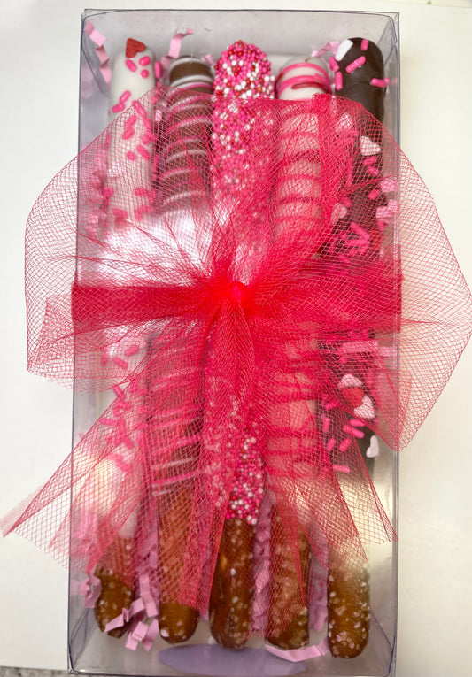 Valentine’s Pretzel Rod Gift Box
