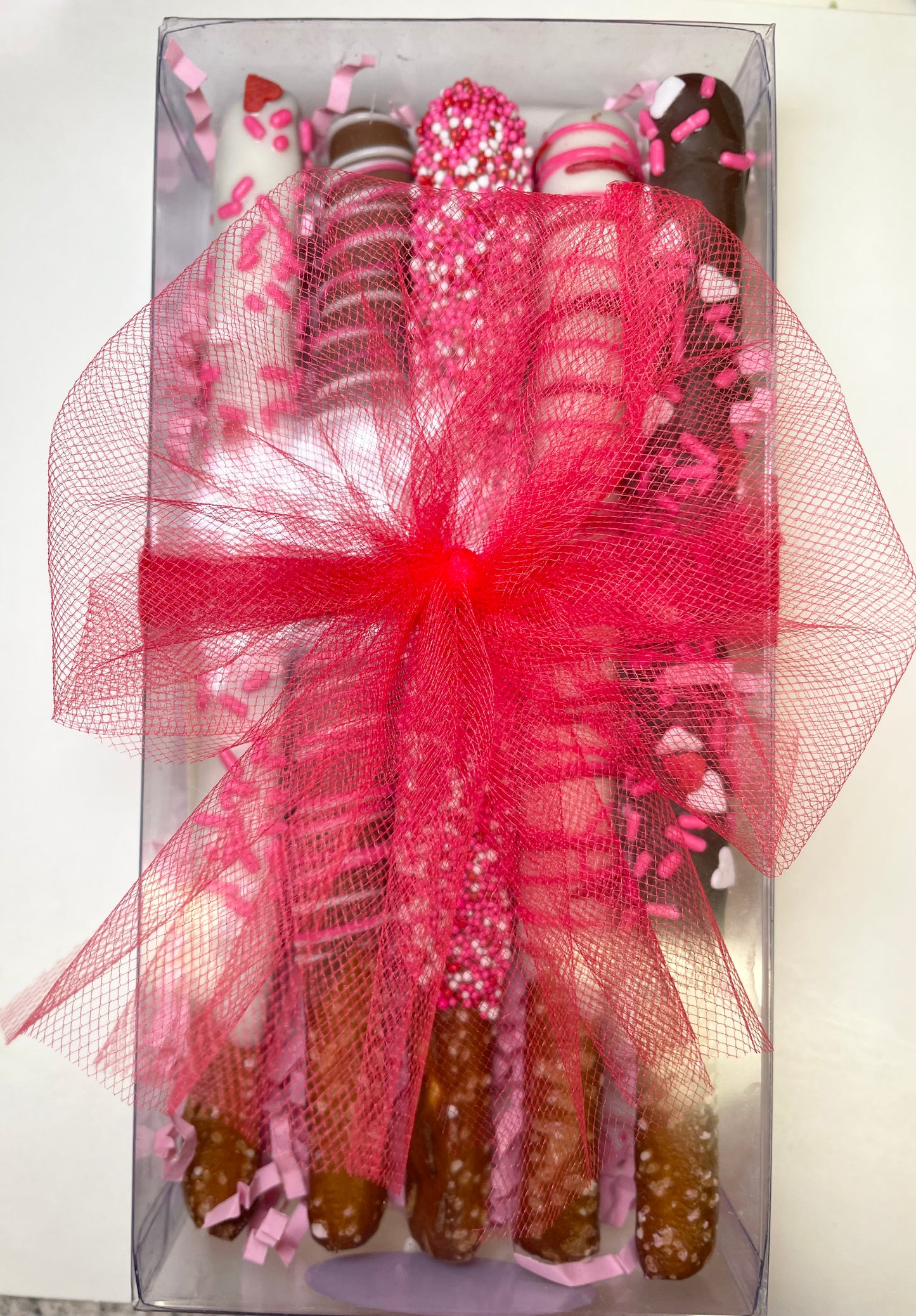 Valentine’s Pretzel Rod Gift Box Sweeties Candy Cottage