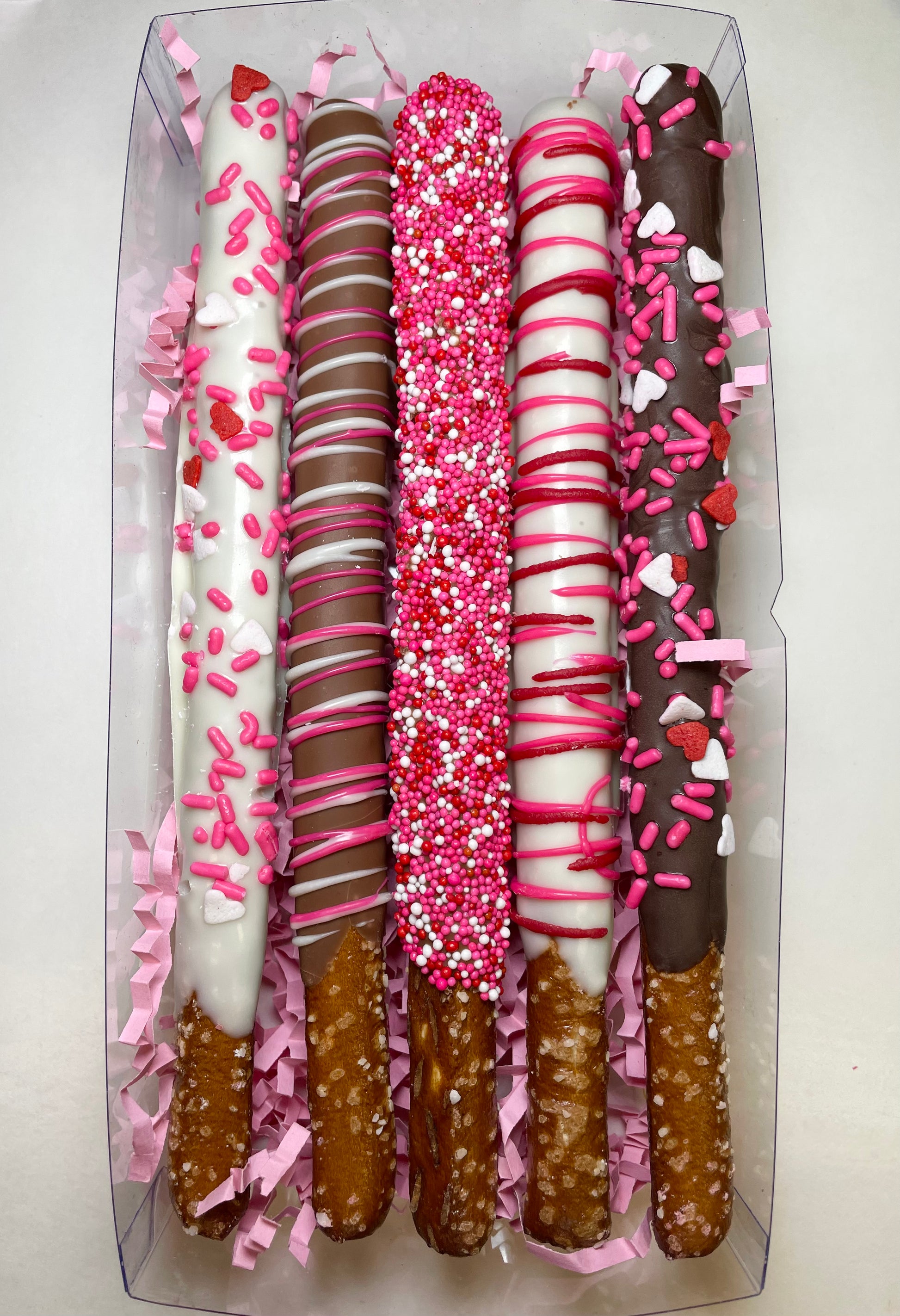 Valentine’s Pretzel Rod Gift Box Sweeties Candy Cottage