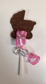Baby Carriage Lollipops - Sweeties Candy Cottage