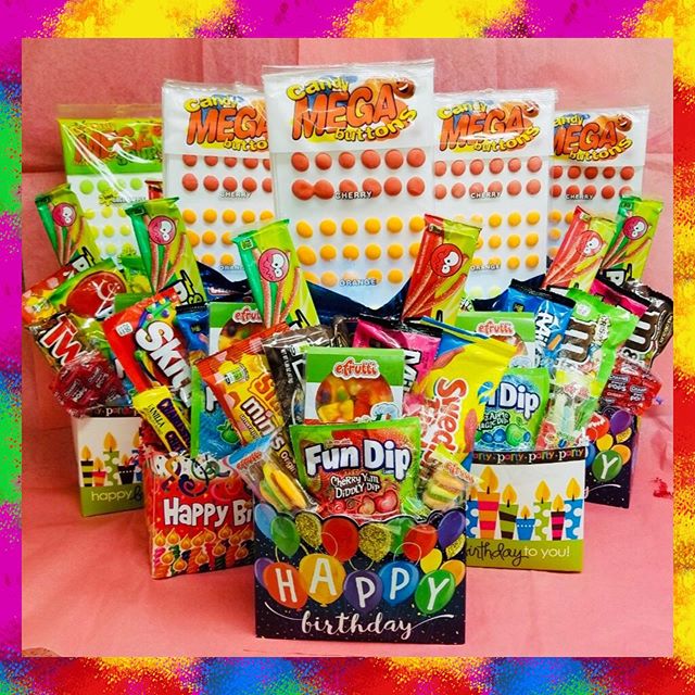 Candy Basket Gift Basket Sweeties Candy Cottage large Birthday 