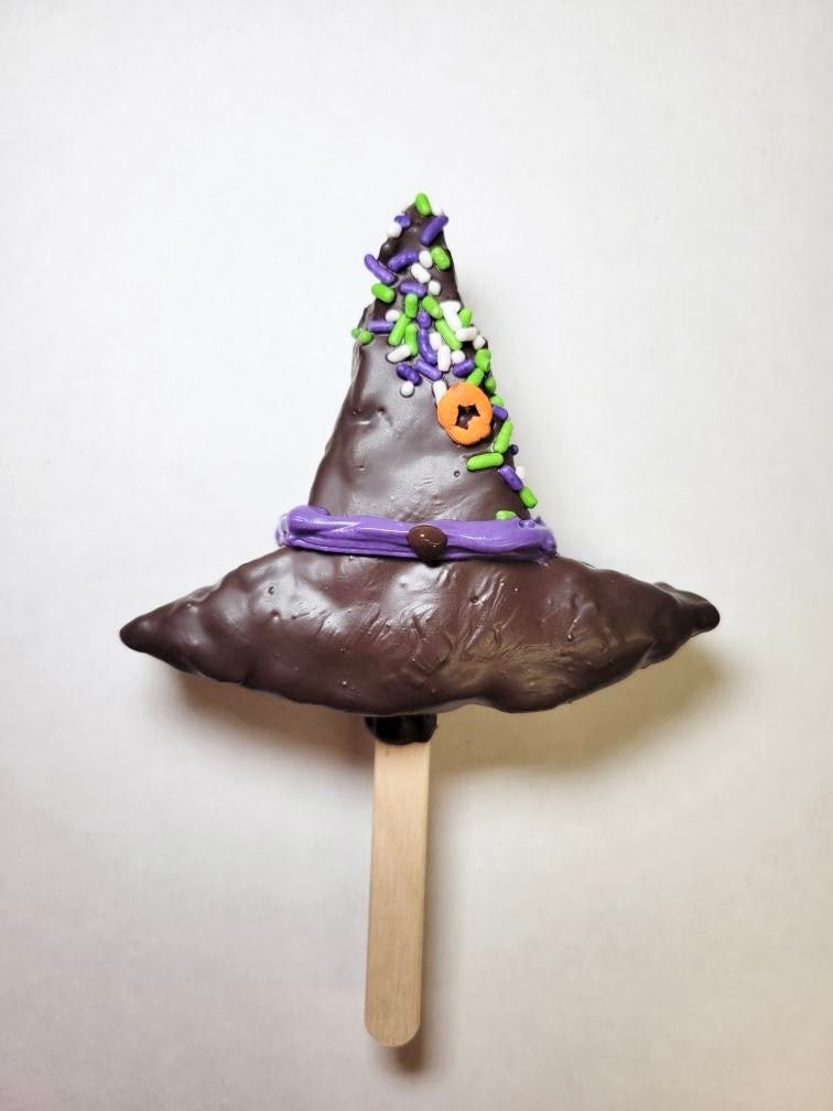 Halloween Rice Krispie Treat Witch Hat - Sweeties Candy Cottage