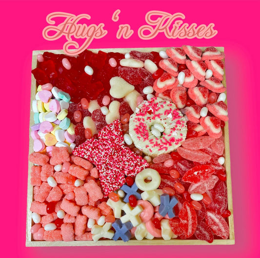 Hugs ‘n Kisses Candyboard - Sweeties Candy Cottage