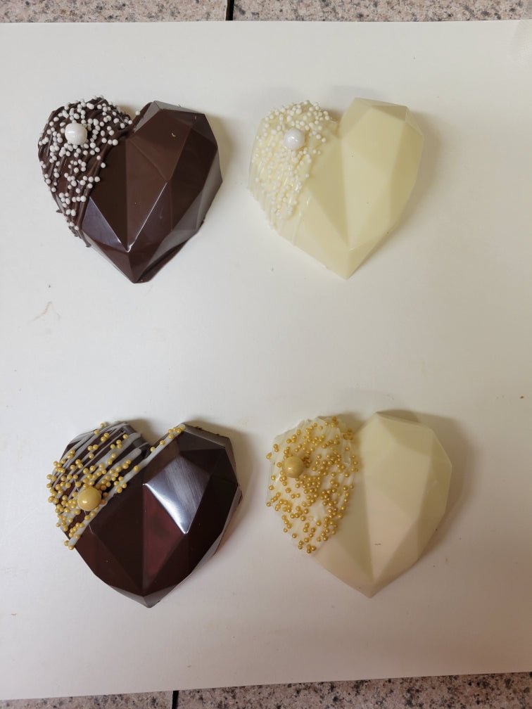 Wedding Favor Chocolate Hearts - Sweeties Candy Cottage